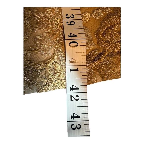 JS Collection Women’s Size 2 Gold Taylor Scallop Cocktail‎ Dress NWOT - Picture 7 of 9